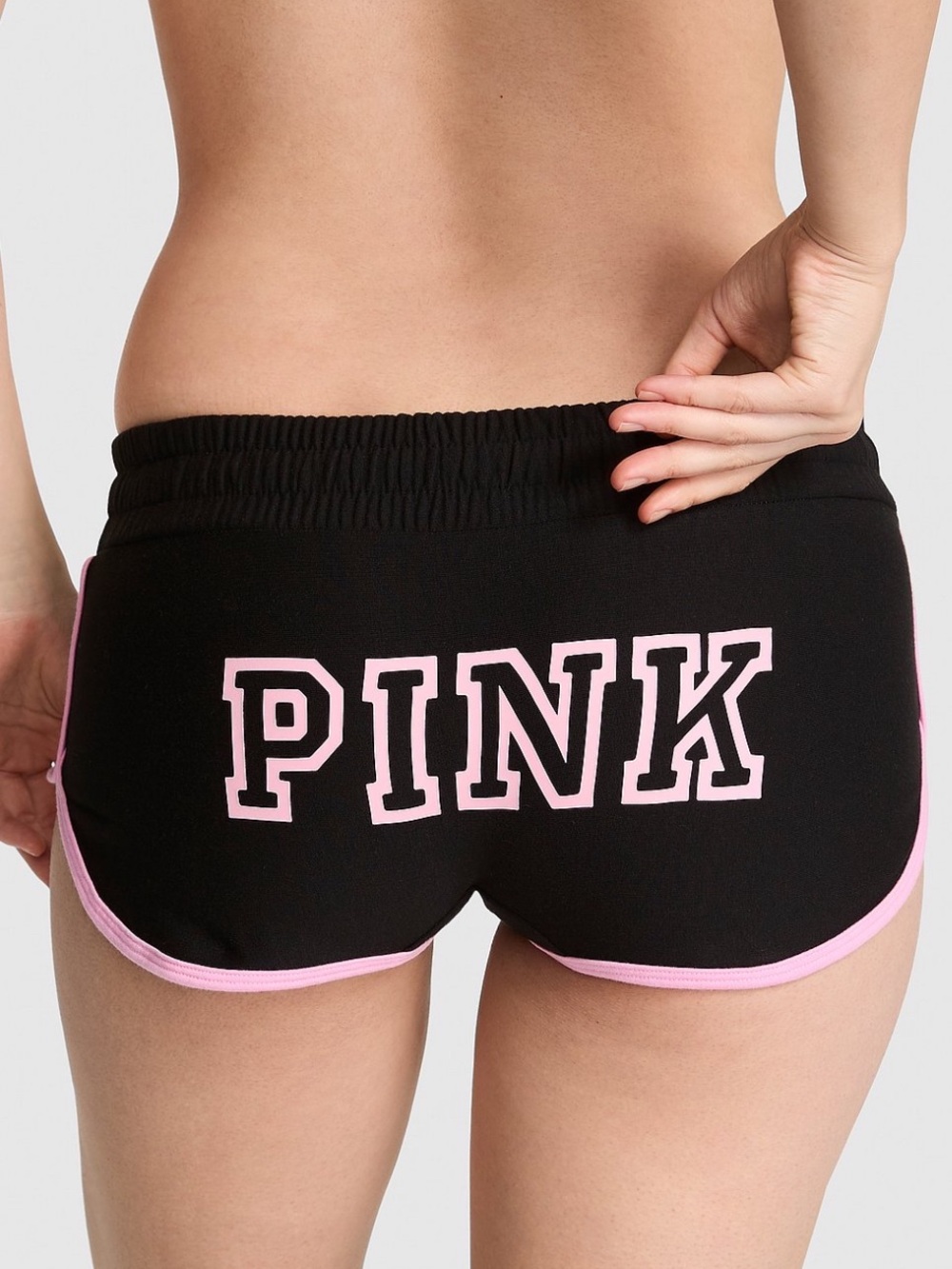 PINK Victoria's Secret Cotton Dorm Fleece Boyshort Panty